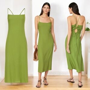 REFORMATION Dover Dress in green size 12